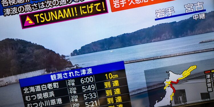 Terremoto y tsunami en Japón: reportan una suba del mar de 80 centímetros en el puerto de Kuji