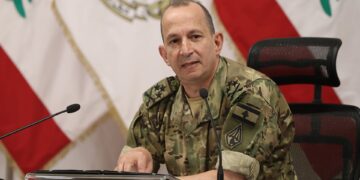 El jefe del Ejército libanés viajó a Pakistán en medio de las negociaciones entre Irán y Estados Unidos