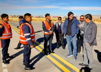 Ministro de Obras Públicas Mauricio Zamora impulsa el desarrollo del Puerto Seco de Oruro