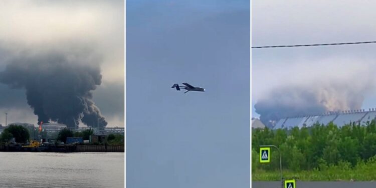 Ucrania volvió a golpear el corazón industrial de Rusia: bombardeó una terminal petrolera en San Petersburgo