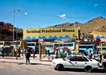 Terminal de Minasa restablece tránsito con precauciones por nevada