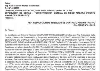 Gobierno Autónomo Municipal Puerto Mayor de Carabuco