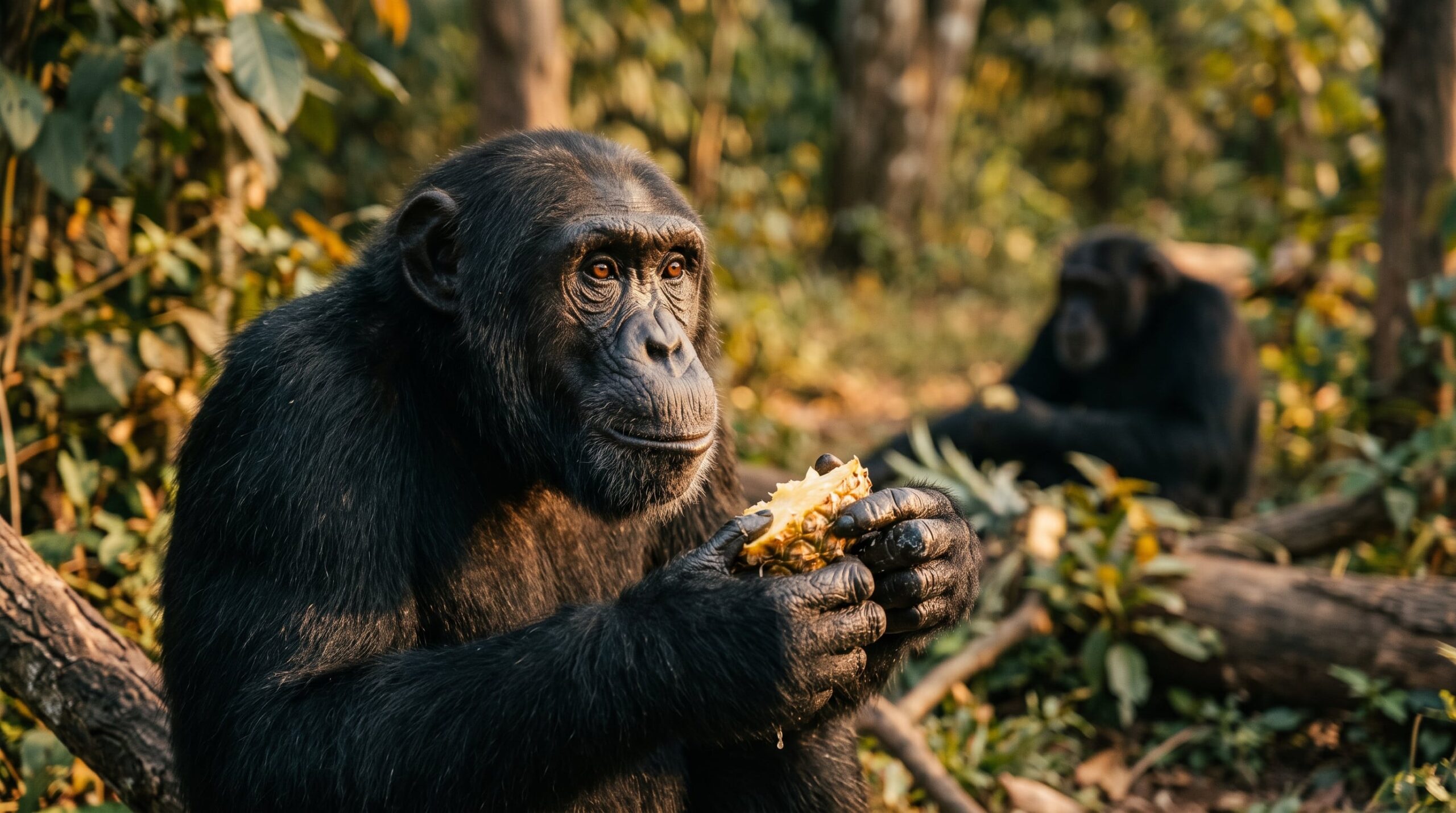 ¿La amistad como freno? Un estudio identificó que los chimpancés roban menos comida a su círculo cercano