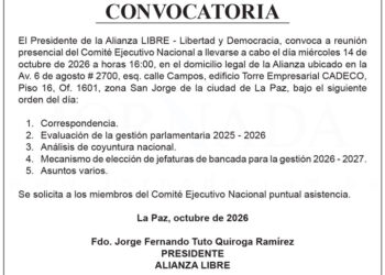 Alianza LIBRE – Convocatoria